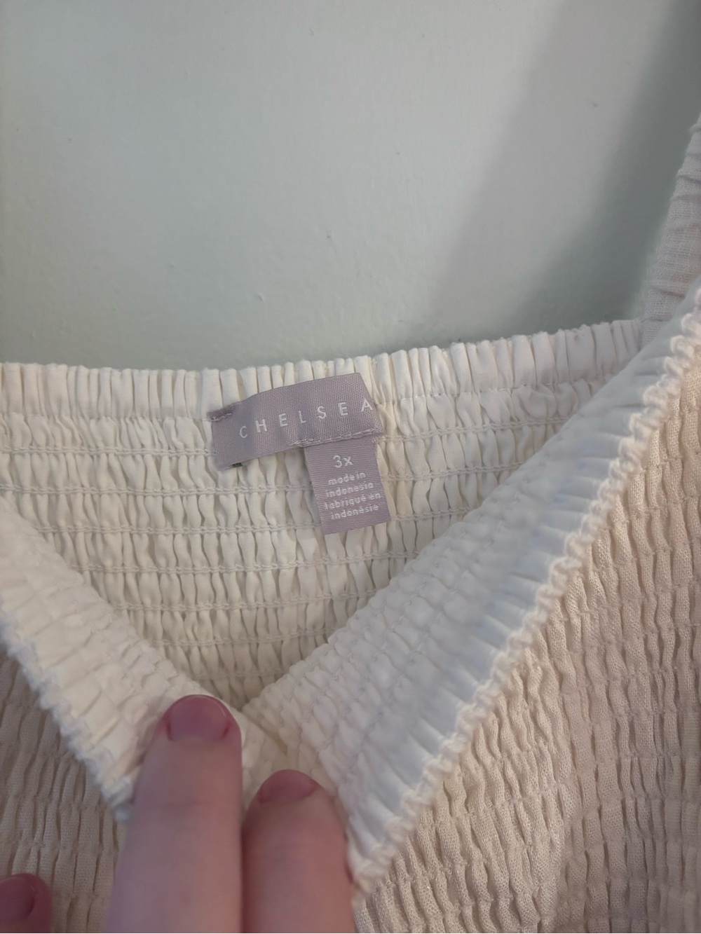 Chelsea28 Cream Smocked Square-Neck Maxi Dress - Picture 4 of 5